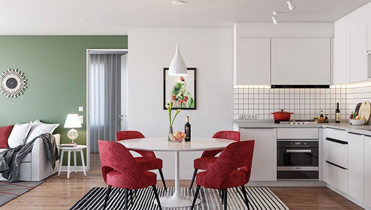 5 Unique Open Kitchen Designs with Dining Room for Compact Apartments