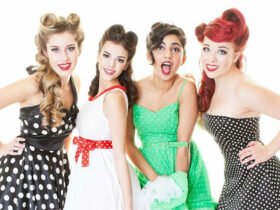 50s pinup fashion styles.