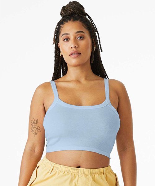 Micro rib tank top