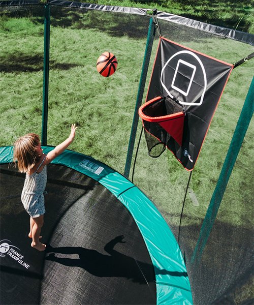3) Junior Basketball Hoop for Trampoline